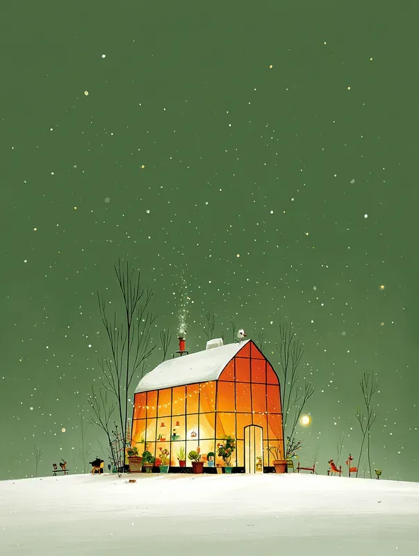 Free Miniature Art Xmas Buildings