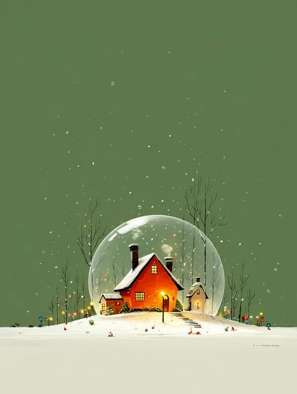 Free Miniature Art Xmas Buildings