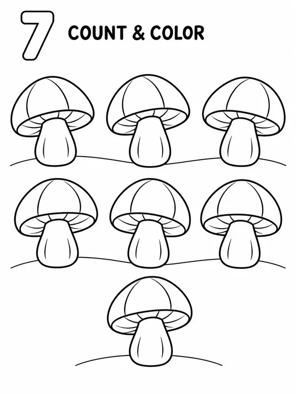 Kids Coloring Page Count And Colors