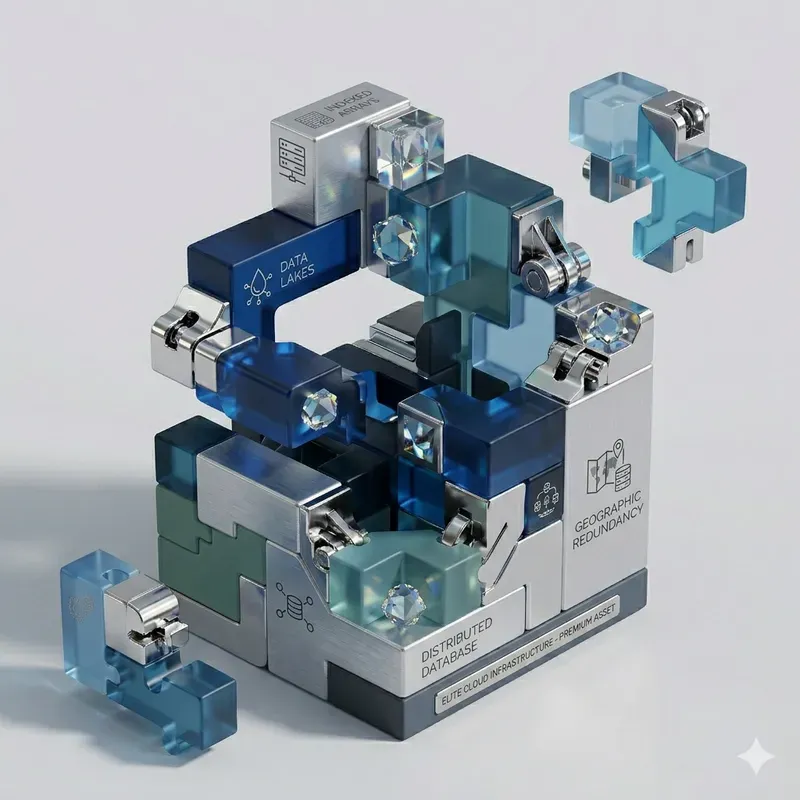 Modular 3D Kinetic UI Hero Assets