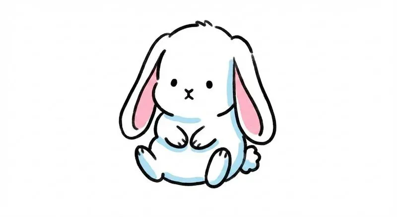 Cute Minimal Doodle Animal Illustrations