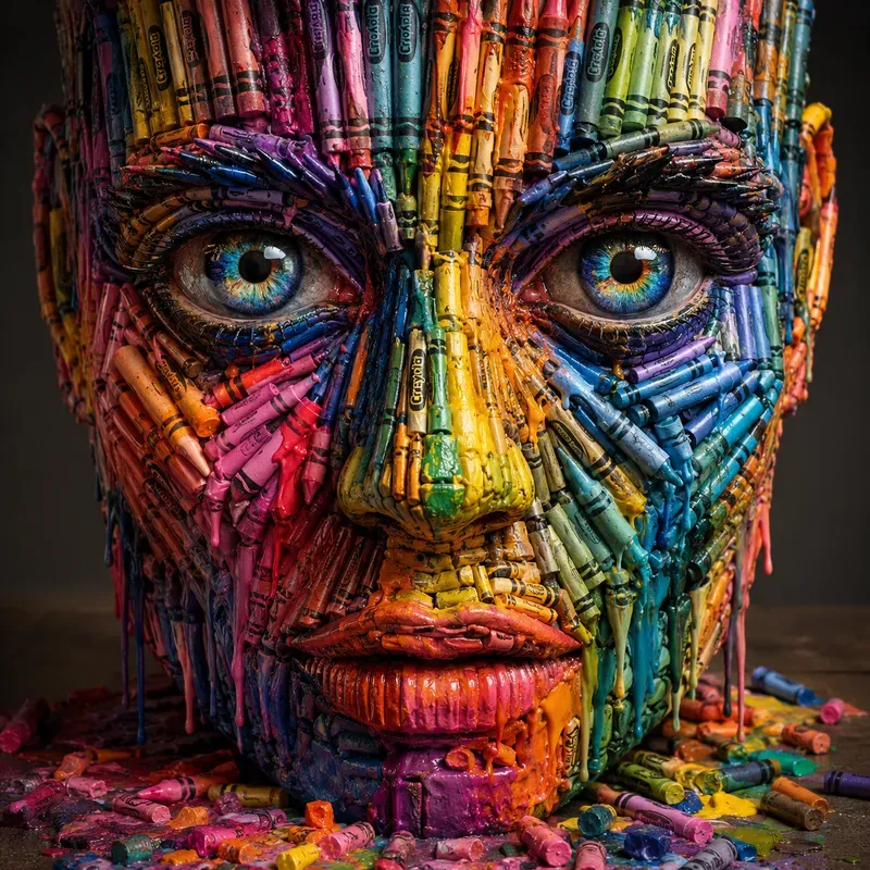 Hyperreal Object Face Art Generator
