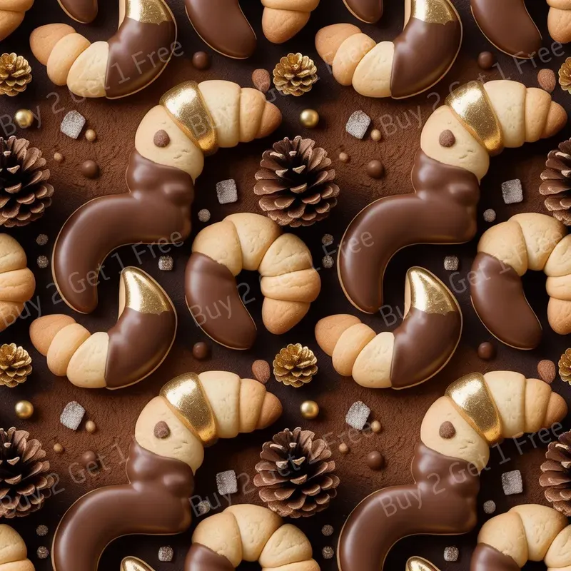 Christmas Cookie Pattern Repeat Designs