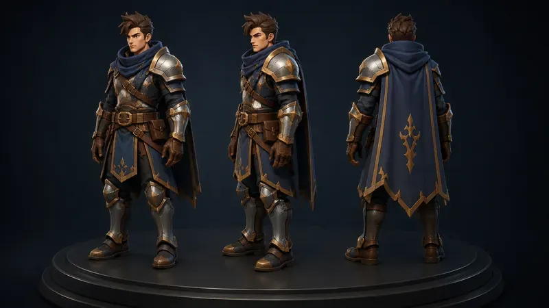 Stylized Knight Armor Weapon Packs