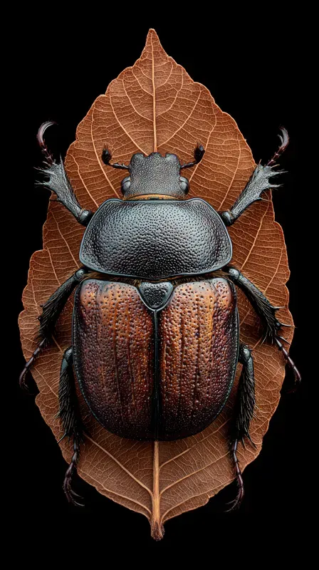 Isolated Beetle Studio Shots