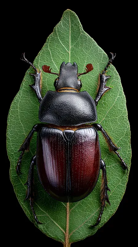 Isolated Beetle Studio Shots
