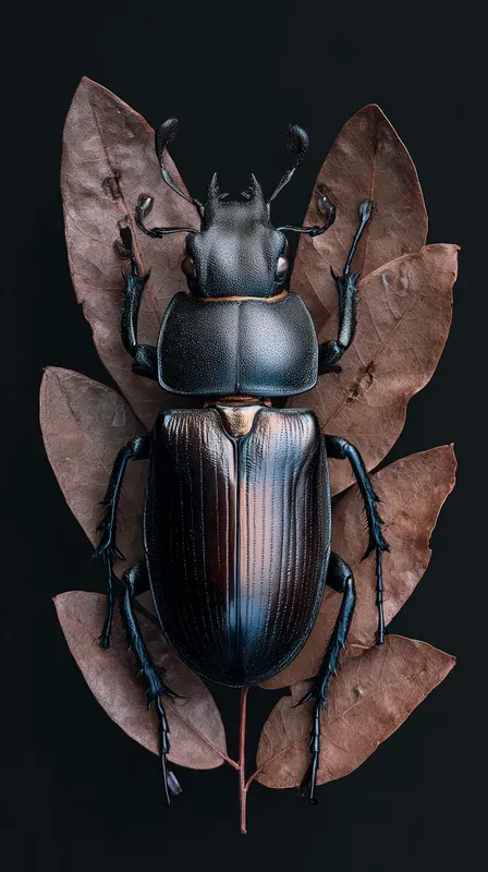 Isolated Beetle Studio Shots