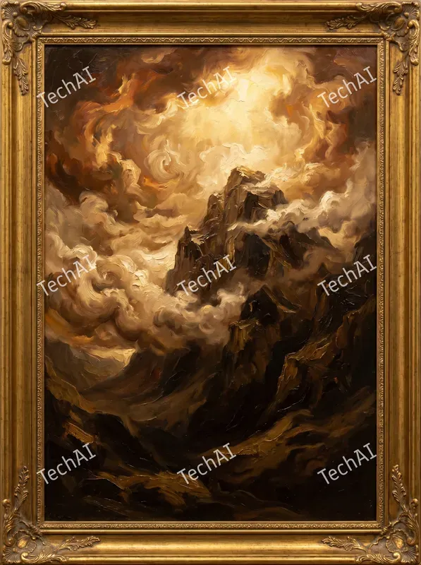 Divine Impasto Renaissance Oil Art