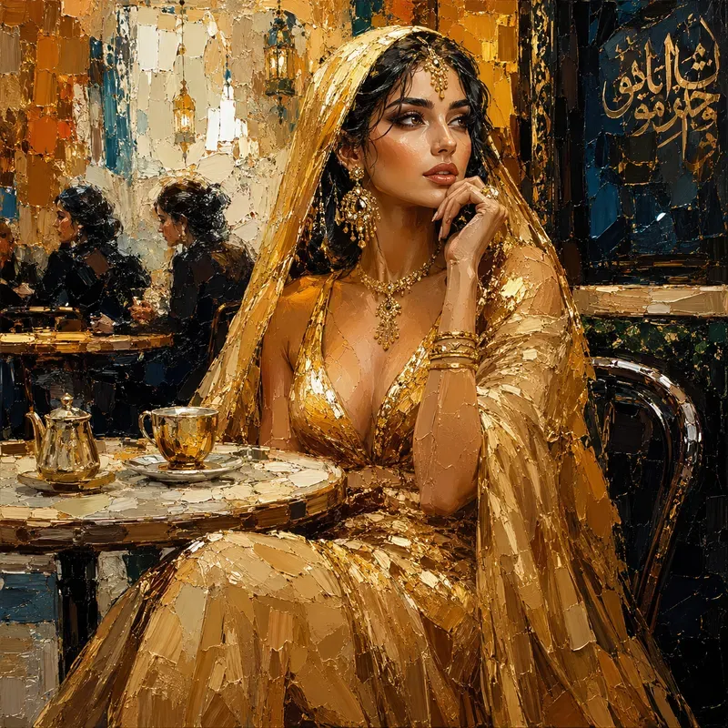 Elegant Paletteknife Portraits