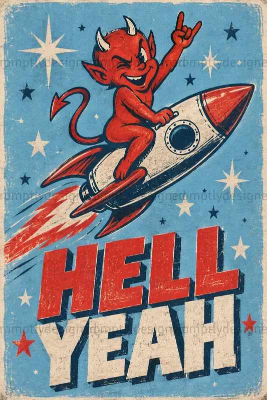 Retro Screen Print Wall Art