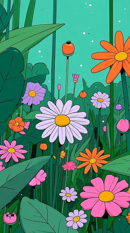 Colorful Retro Storybook Illustrations