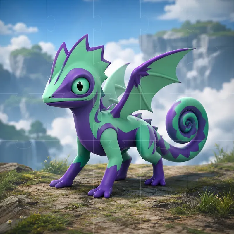 Pokemon Go Style 3D Fakemon Designs