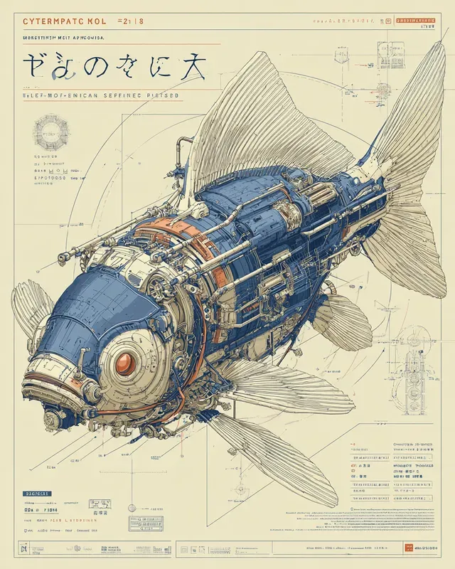 Retro Mecha Editorial Posters