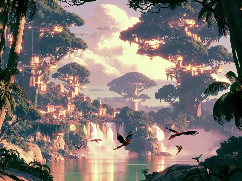 Futuristic World Landscapes