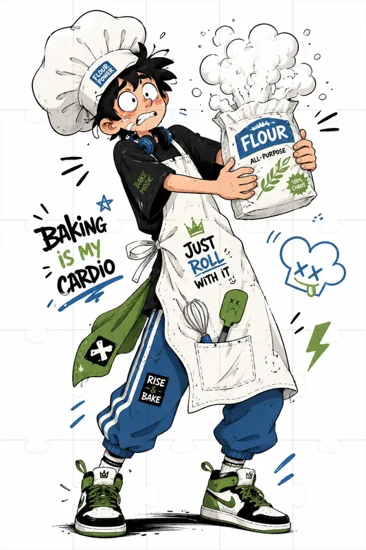 Trendy Sporty Doodle Illustrations