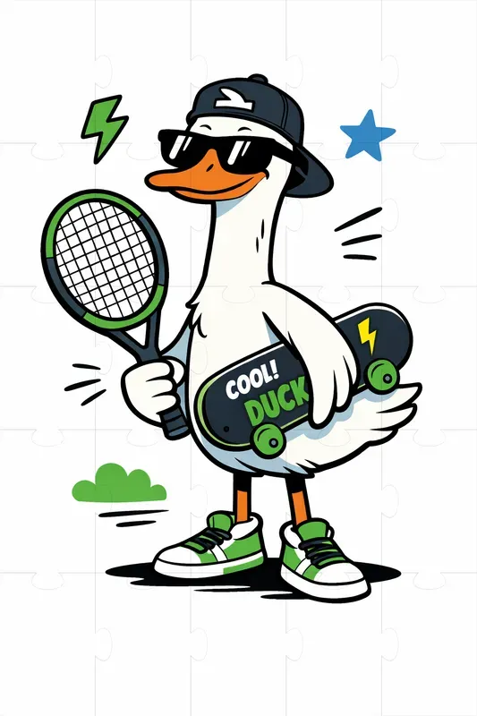 Trendy Sporty Doodle Illustrations
