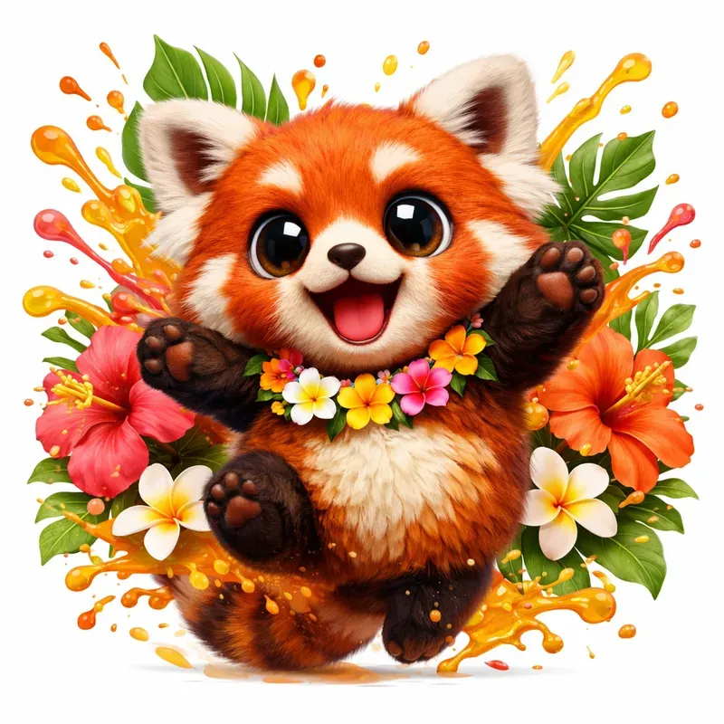 Cute Tropical Splash Characters