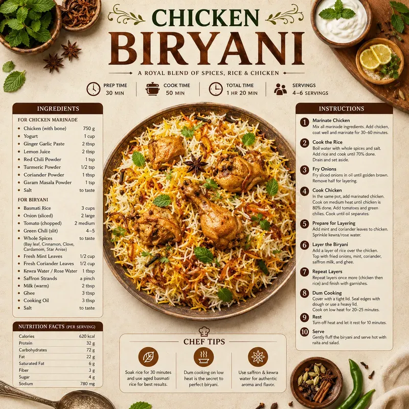 Professional Recipe Infographics