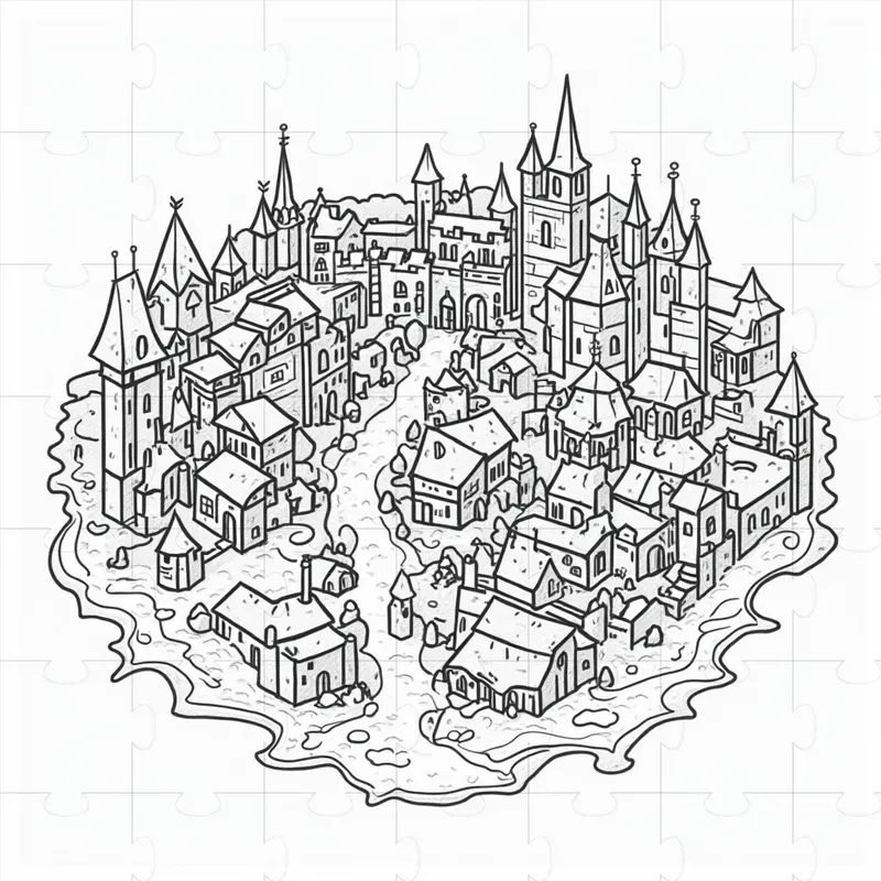 Isometric Simple Line Buildings