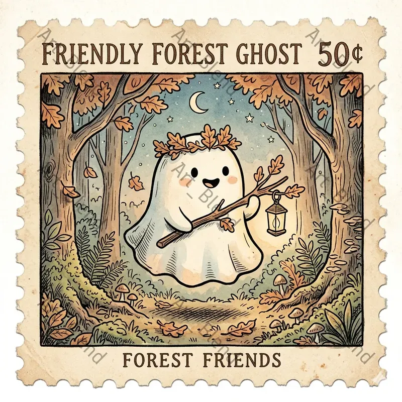 Viral Vintage Stamp Art