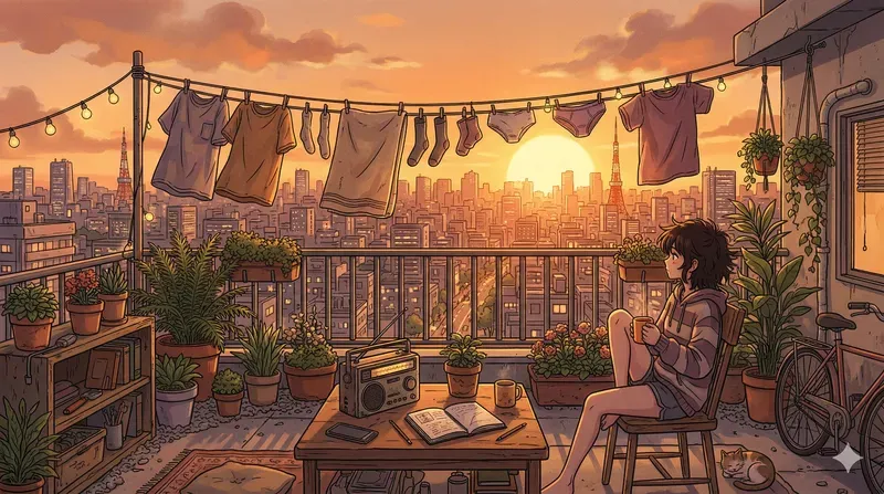 Cozy Lofi Anime Backgrounds