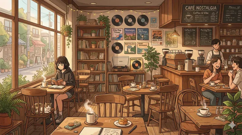 Cozy Lofi Anime Backgrounds