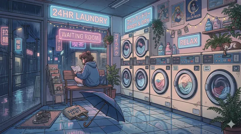 Cozy Lofi Anime Backgrounds