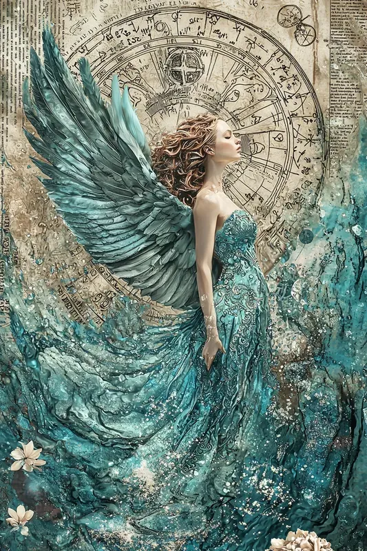 Pisces Sign Scrapbooking Papers