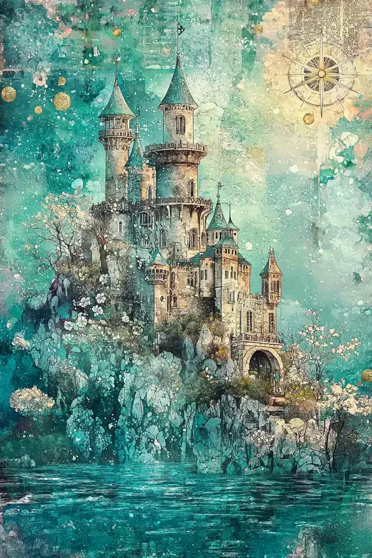 Pisces Sign Scrapbooking Papers