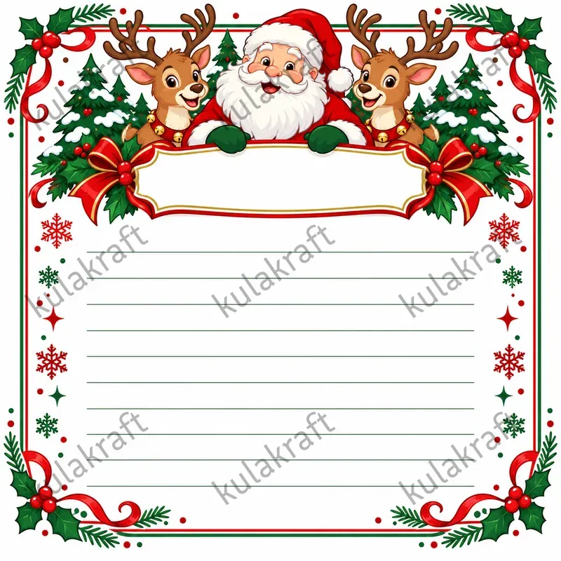 Christmas Letter Printable Templates