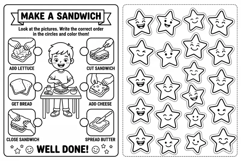 Kids Coloring Worksheets With Rewards