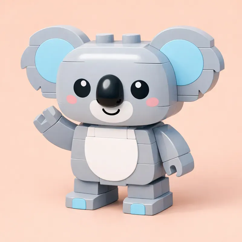 Legoinspired Cute Animal Characters