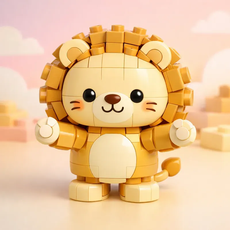 Legoinspired Cute Animal Characters