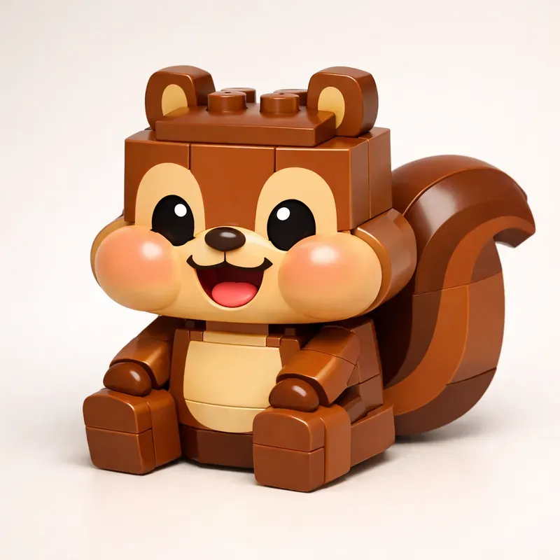 Legoinspired Cute Animal Characters