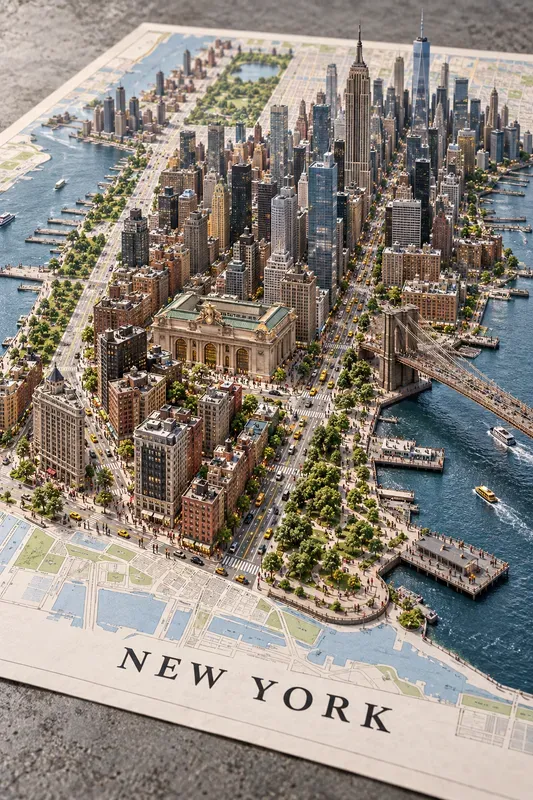 Living City Map Dioramas