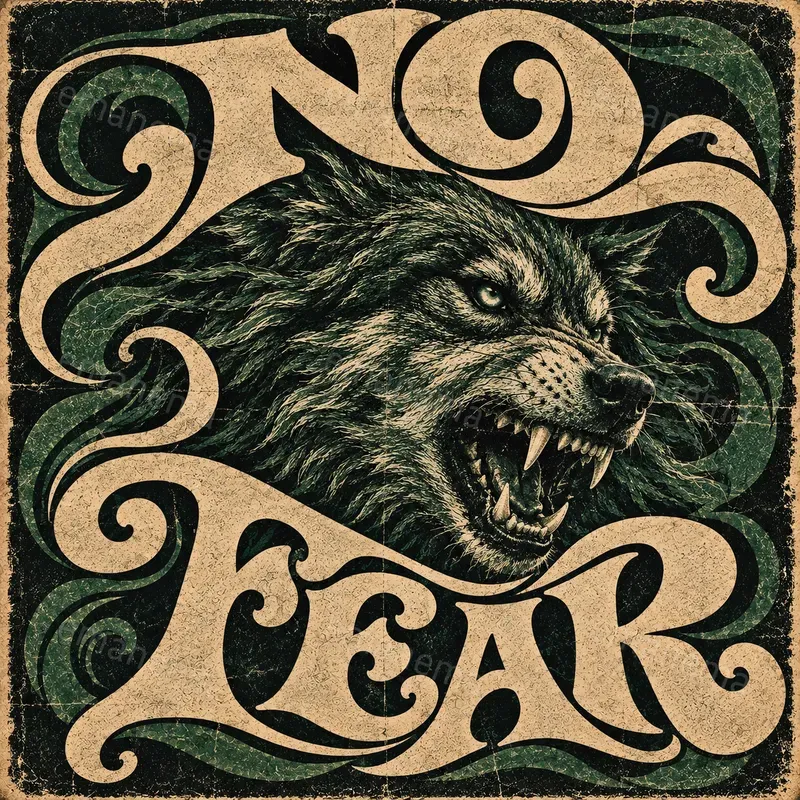 Gritty Retro Script Poster Designs