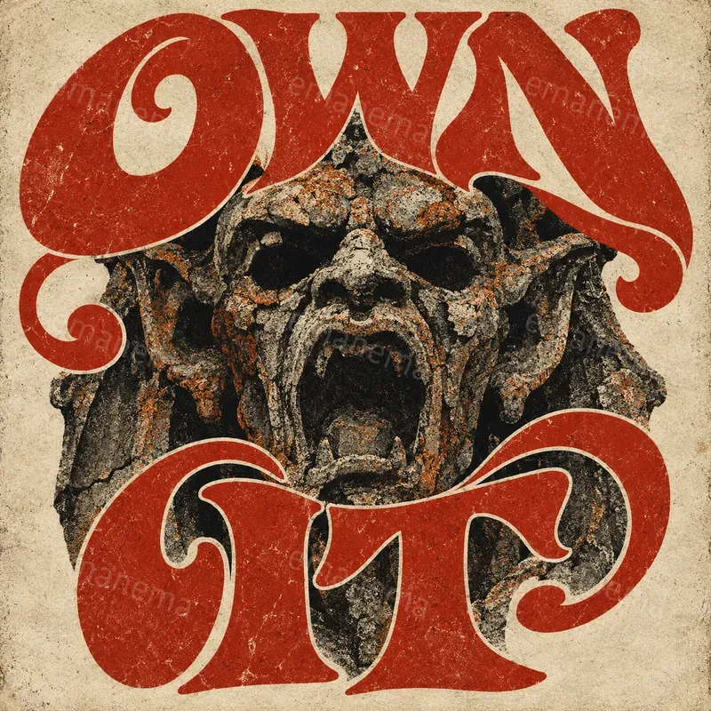 Gritty Retro Script Poster Designs