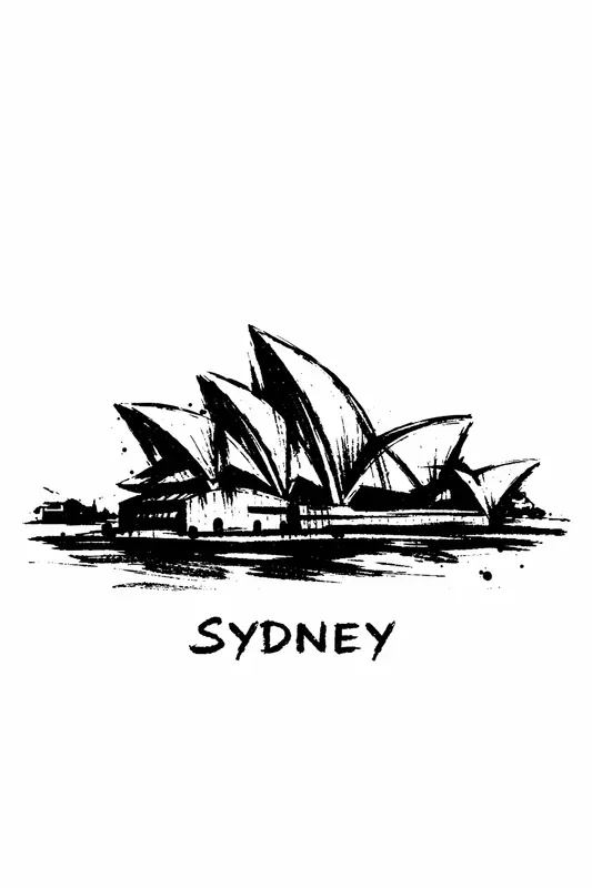 Ink Travel Poster Illustrations