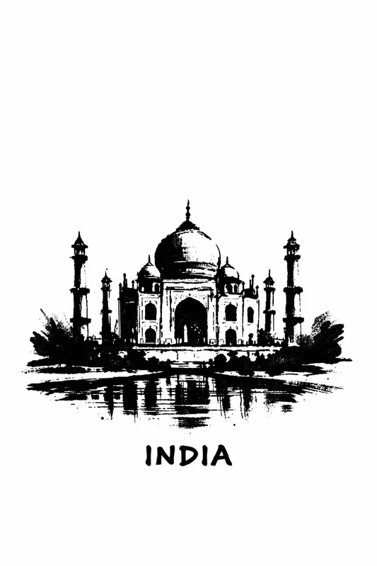 Ink Travel Poster Illustrations