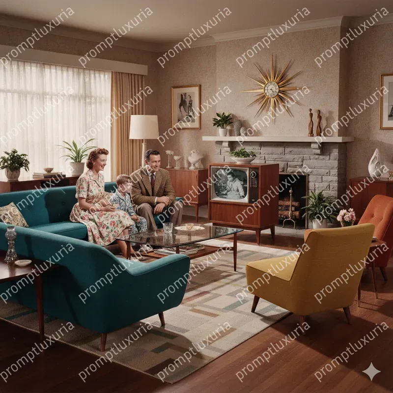 1950s Retrocinema Lifestyle Generator