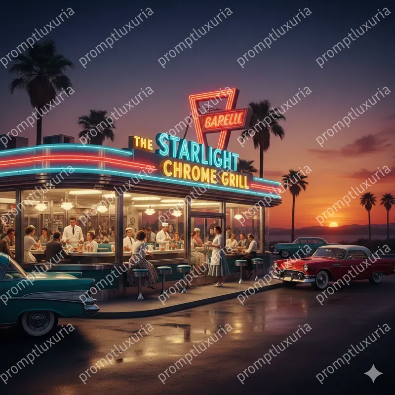 1950s Retrocinema Lifestyle Generator