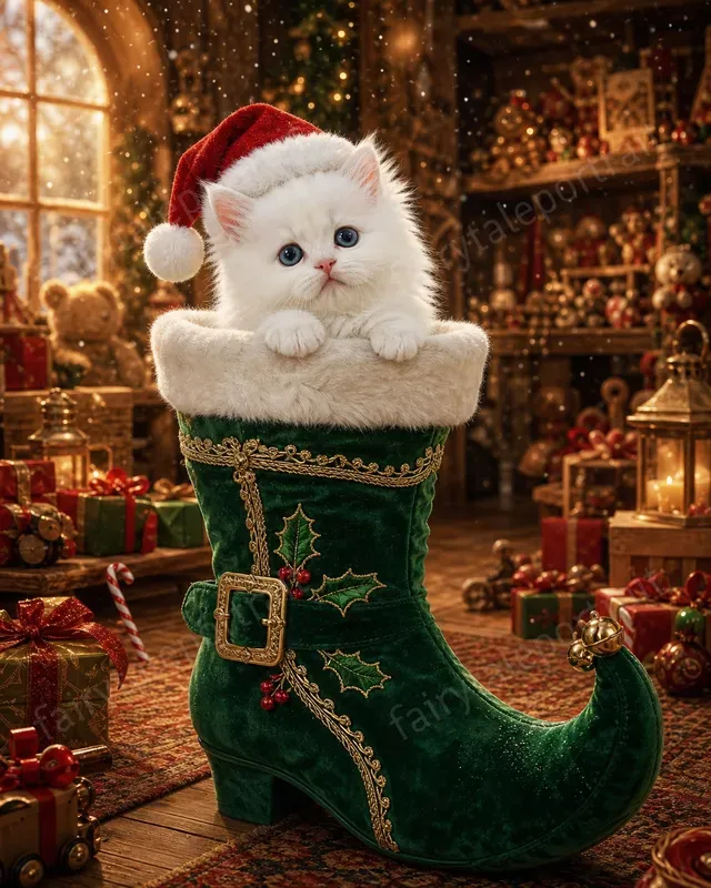 Pet Christmas Boot Storybook Photos