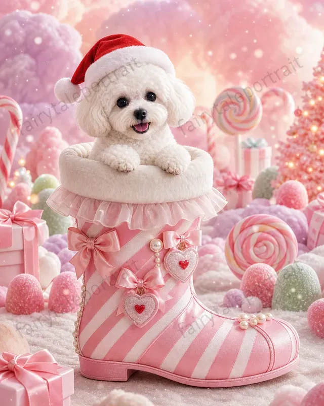 Pet Christmas Boot Storybook Photos