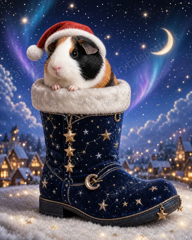 Pet Christmas Boot Storybook Photos