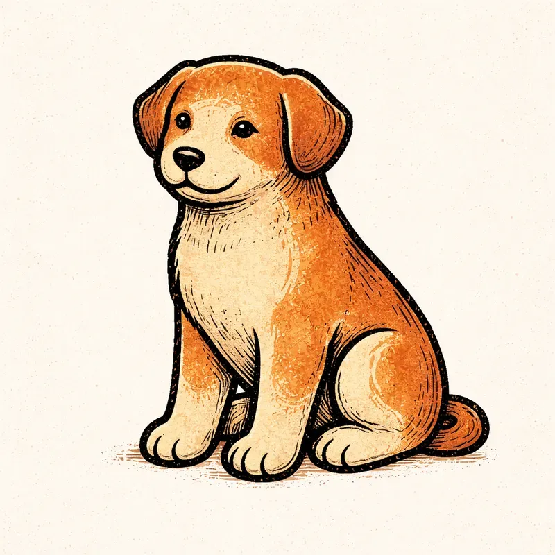 Vintage Stamp Animal Generator