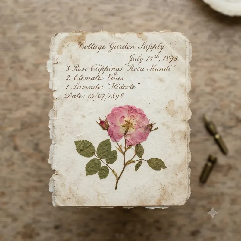 Botanical Ledger Ephemera Builders