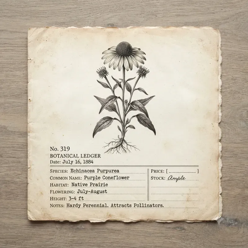 Botanical Ledger Ephemera Builders