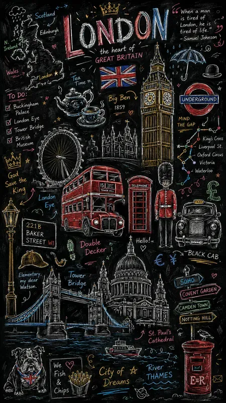 Chalkboard Doodle Universes