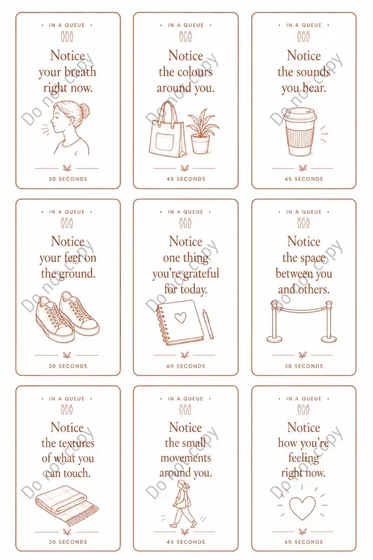 Mindful Noticing Card Sheets
