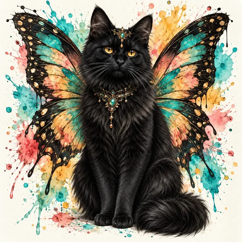 Color Splash Fantasy Animal Art